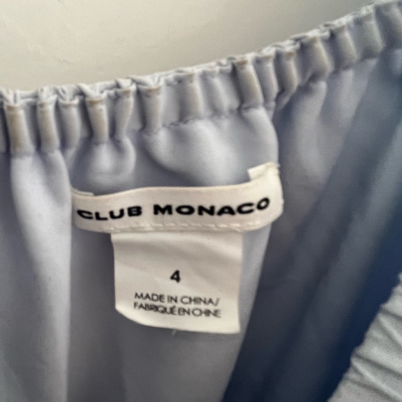 Club Monaco off shoulder ruffle midi dress - Picture 3 of 4